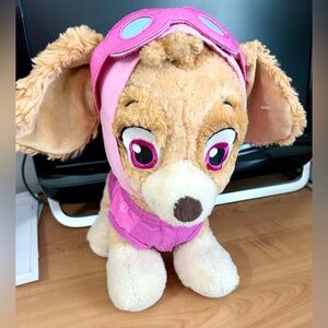 Build a bear Skye puppy dog with helmet/collar/vest Nickelodeon paw patrol toys